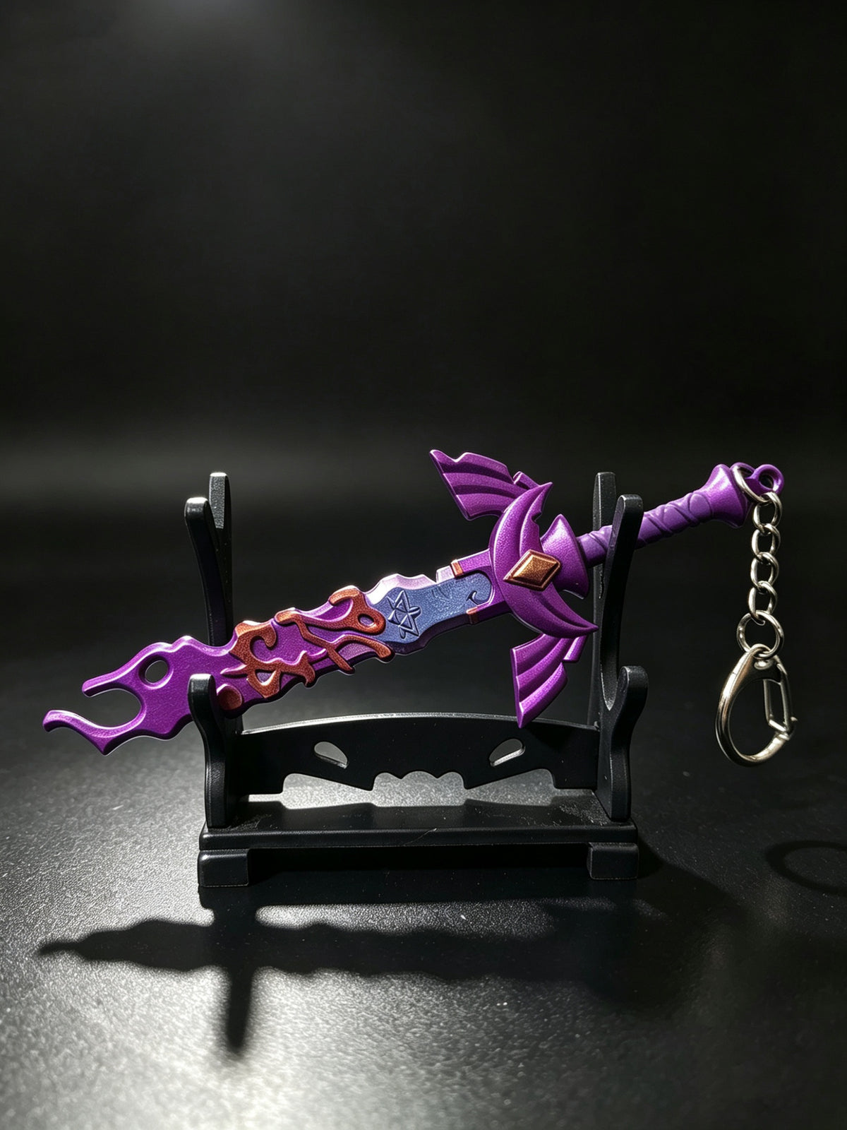 YP Katana Zelda TOTK Decayed Master Sword 13cm Metal Keychain Replica
