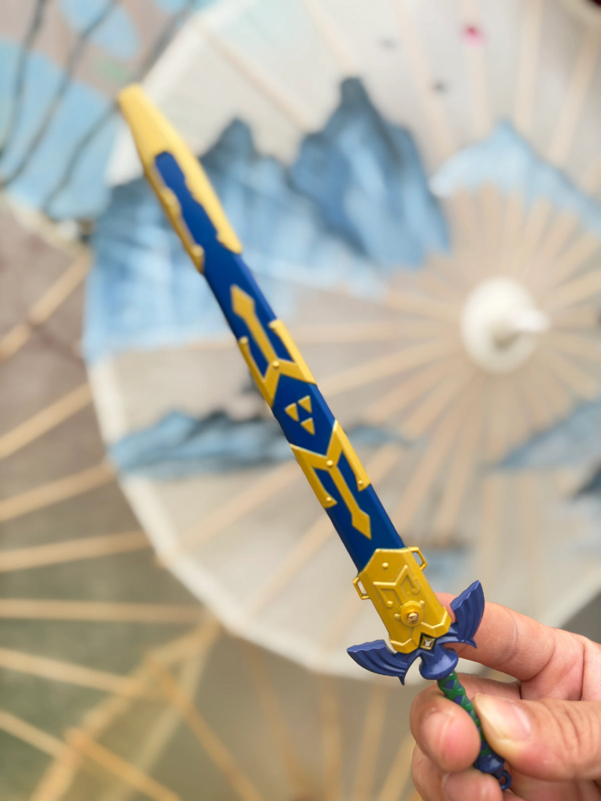 YP Katana Legend of Zelda Link Master Sword 23cm Metal Keychain Replica
