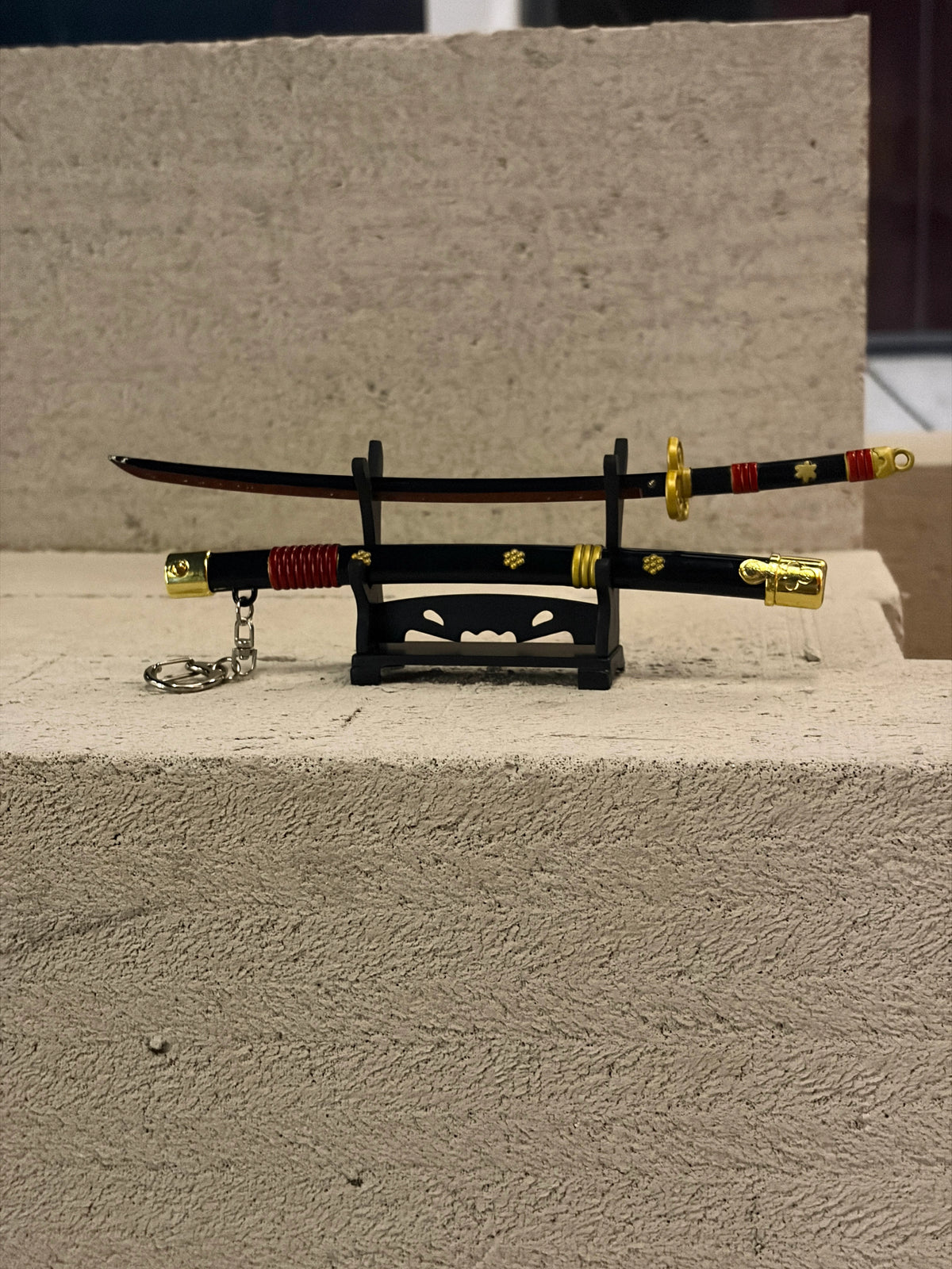 Black Enma Katana Keychain-YP Katana