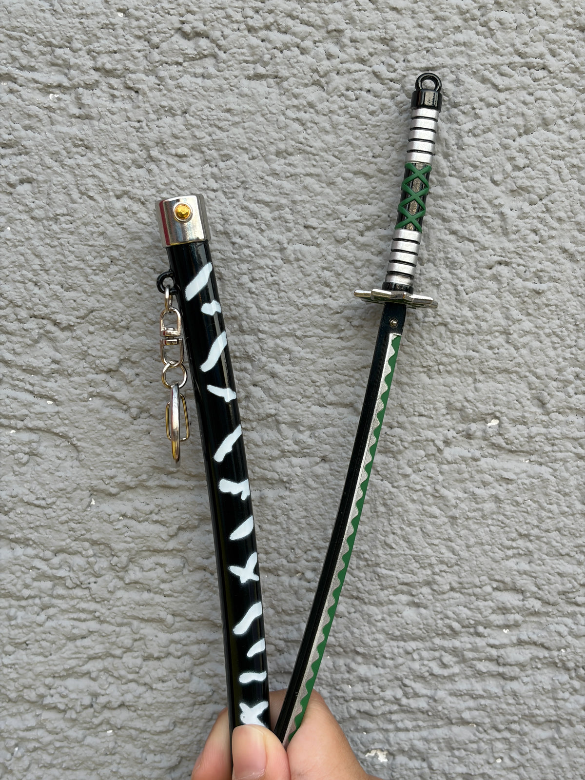 Sanemi's Nichirin Katana Keychain-YP Katana