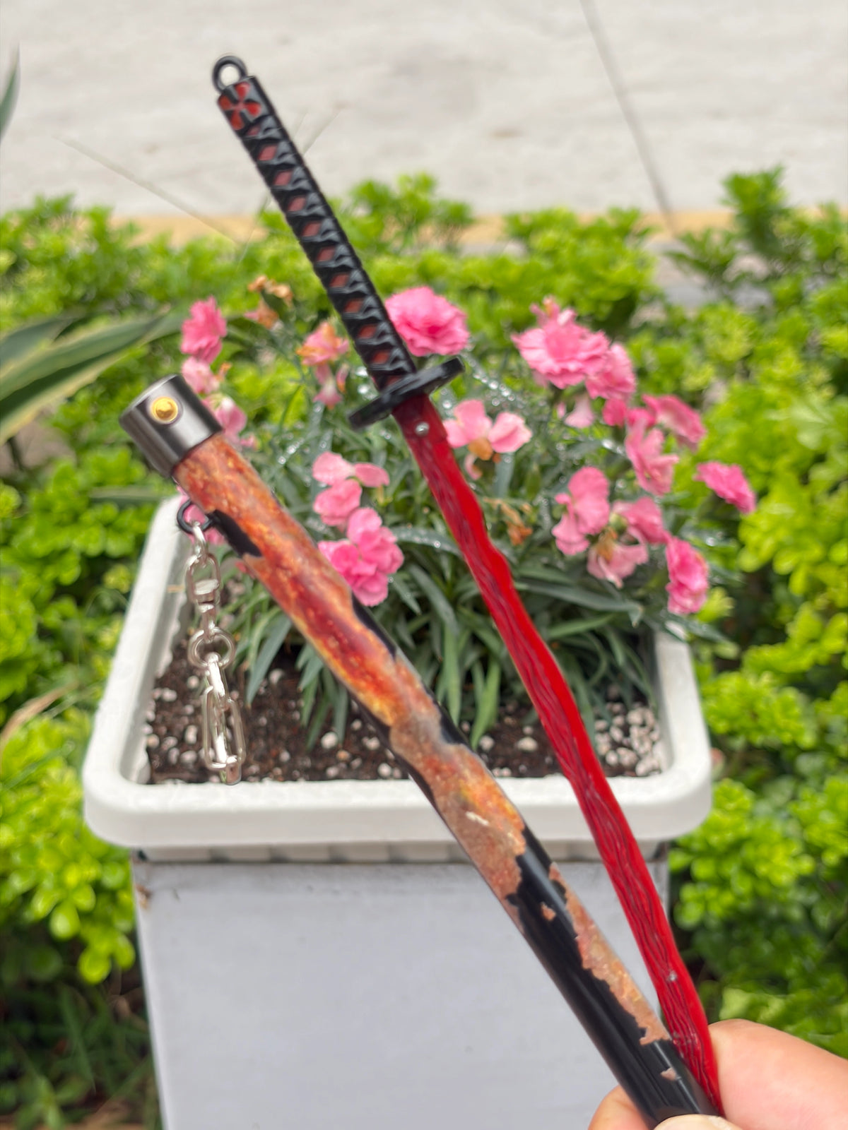 Rivers of Blood katana keychain-ypkatana