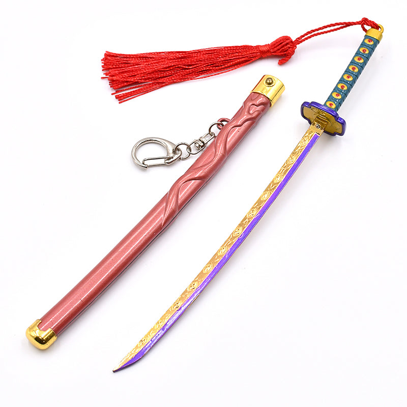 Kokushibo Spring-Action Sword Keychain |  Upper Moon One