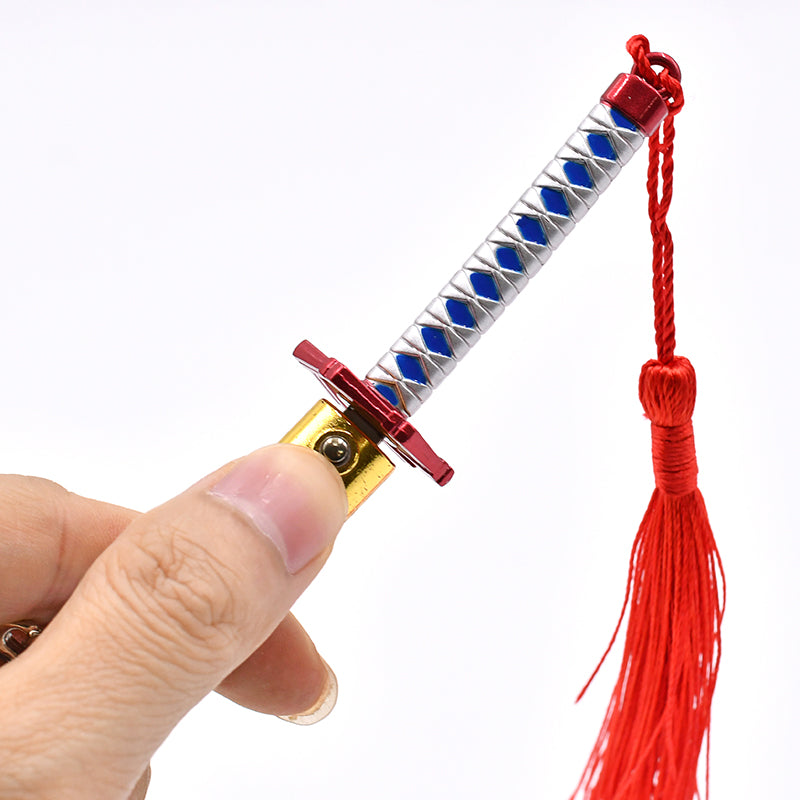 Giyu Tomioka Spring-Action Sword Keychain