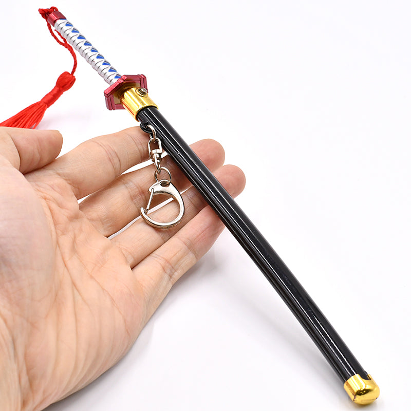 Giyu Tomioka Spring-Action Sword Keychain