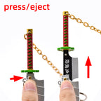 Tengen Uzui Spring-Action Sword Keychain