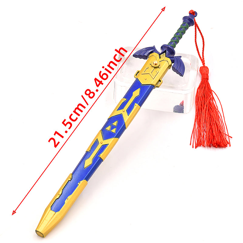 Master Sword Spring-Action Keychain | Gaming Collectible