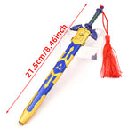 Master Sword Spring-Action Keychain | Gaming Collectible