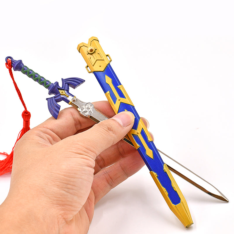 Master Sword Spring-Action Keychain | Gaming Collectible