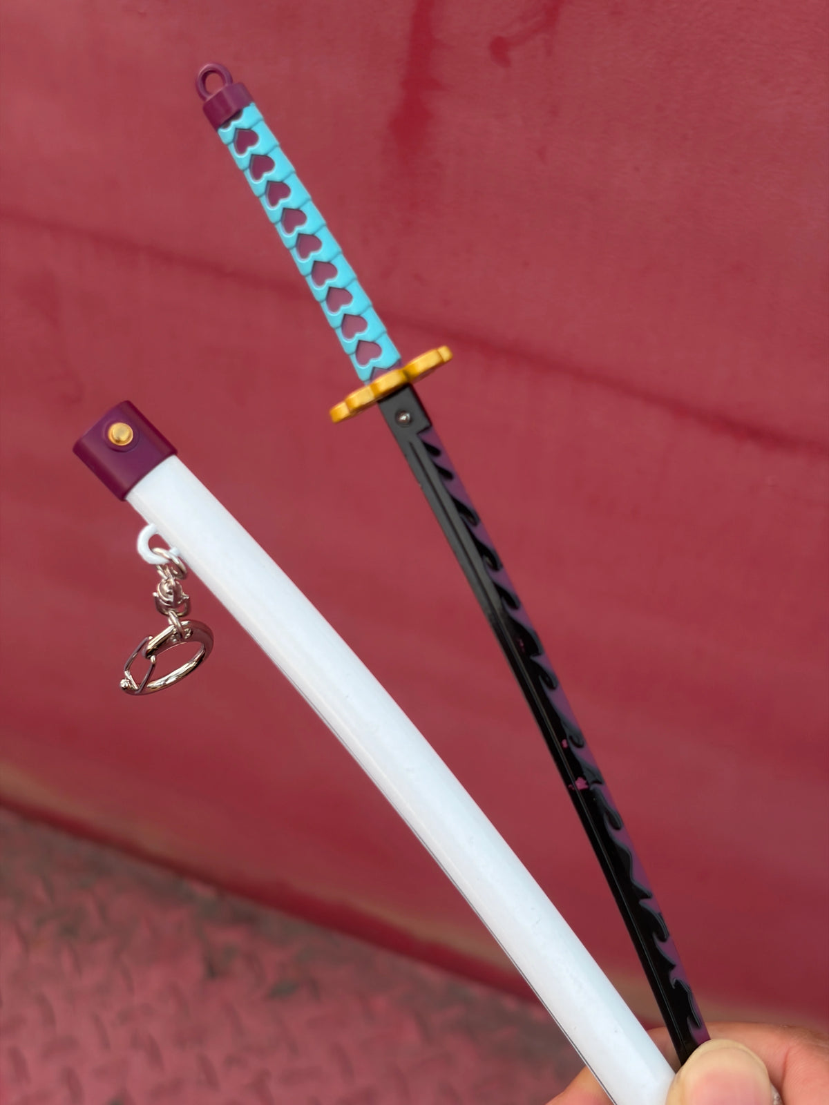 Mitsuri's Nichirin Katana Keychain-YP Katana